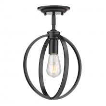 Golden 3167-1SF BLK - Semi-Flush