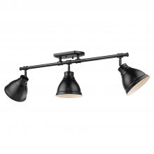 Golden 3602-3SF BLK-BLK - Semi-Flush - Track Light