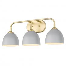 Golden 6956-BA3 OG-MGY - 3 Light Bath Vanity