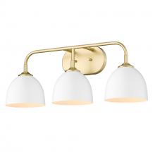 Golden 6956-BA3 OG-WHT - 3 Light Bath Vanity