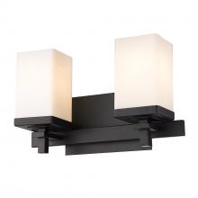 Golden DDDD-BA2 BLK-OP - 2 Light Bath Vanity