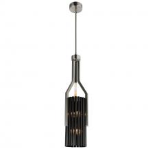 CWI Lighting 1583P8-6-612 - Fermont 6 Light Satin Nickel and Pearl Black Mini Pendant