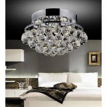 CWI Lighting 8038C14C-R - Queen 4 Light Flush Mount With Chrome Finish