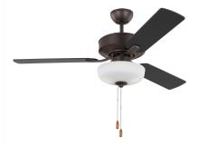 Generation Lighting 3LD48BZD - Linden 48&#39;&#39; traditional dimmable LED indoor bronze ceiling fan with light kit and reversible