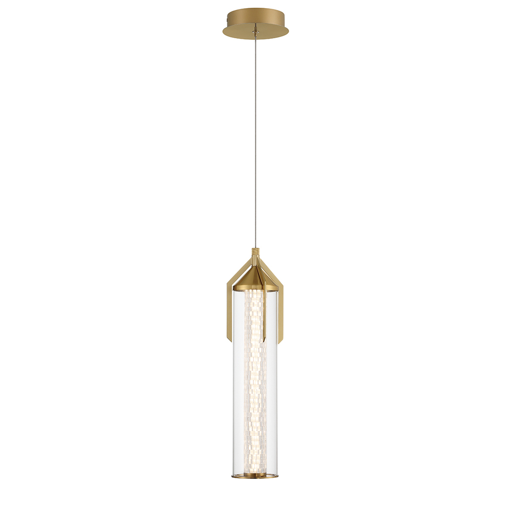 Espada 1 Light Pendant in Gold