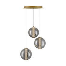 Eurofase 45736-024 - Atomo 3 Light Pendant in Gold