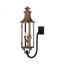 Primo Gas Lanterns BP-36E_GN - Three Light Gooseneck Bracket