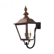 Primo Gas Lanterns OA-36E_GN - Three Light Gooseneck Bracket