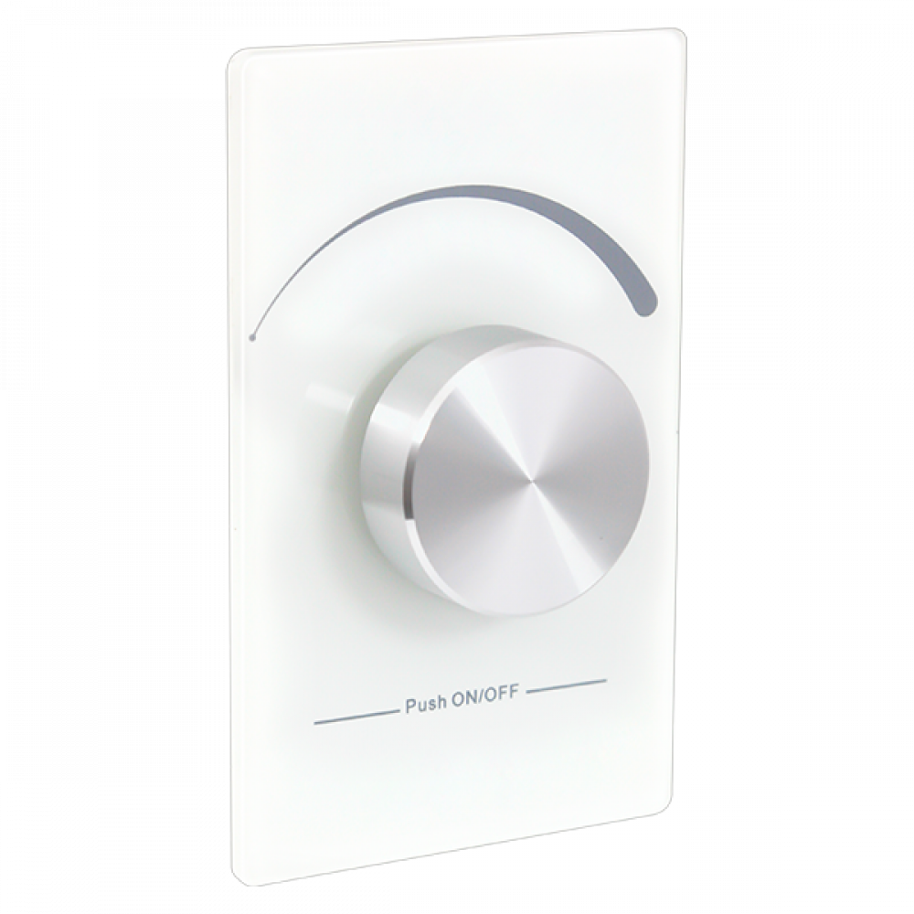 BATT. OP SINGLE COLOR RF WALL CONTROL, WHITE, REQ. RF-5A-4Z