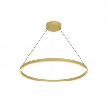 Kuzco Lighting Inc PD87132-BG - Cerchio 32-in Brushed Gold LED Pendant