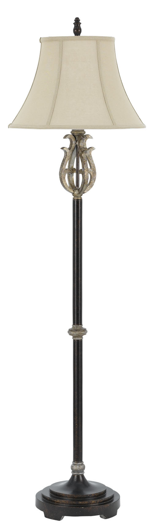 150W 3 WAY TOWANDA RESIN/METAL FLOOR LAMP