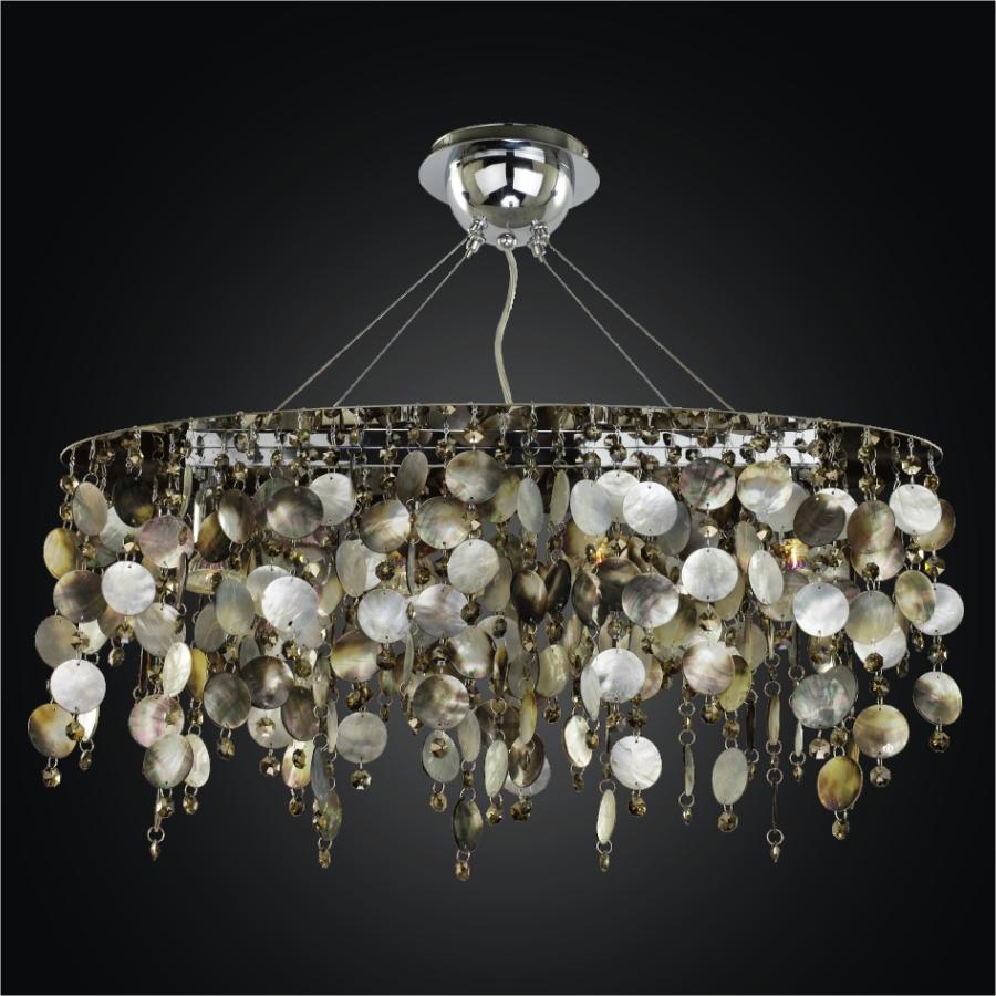 Midnight Pearl Pendant Chandelier