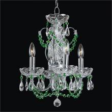 Glow Lighting 563AD4LSP-7C - Petite Jewel Pendant Chandelier