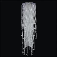 Glow Lighting 566BW8LSP-7C - Crystal Rain Wall Sconce