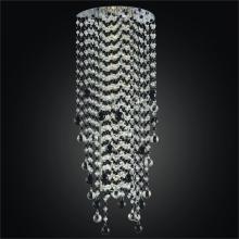 Glow Lighting 566JW6LSP-7 - Crystal Rain Wall Sconce