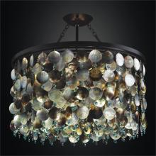 Glow Lighting 586HD26/24MI-9C - Black Magic Pendant Chandelier