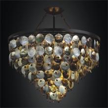 Glow Lighting 586VD26/24MI-9C - Black Magic Pendant Chandelier