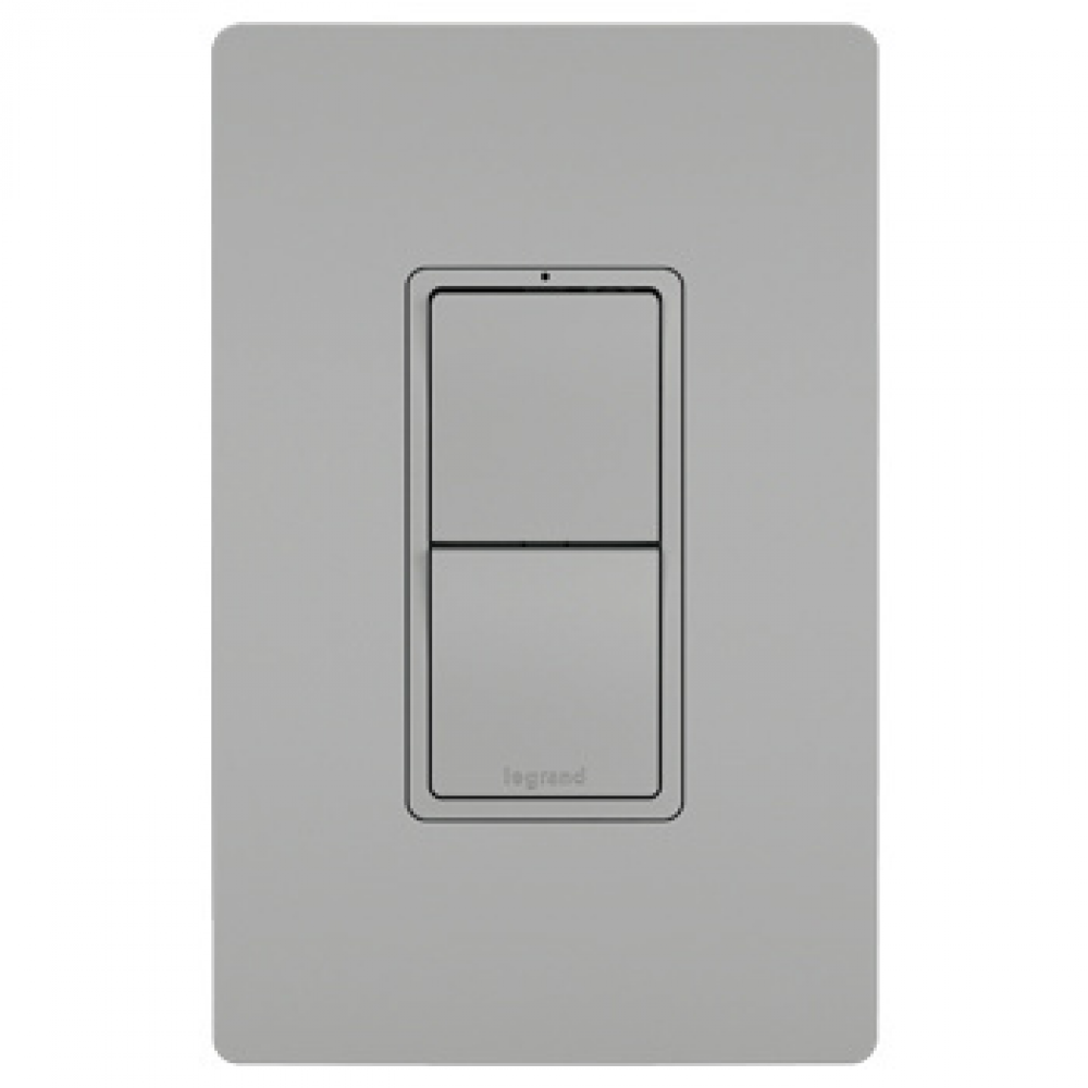 radiant® Two Single Pole/3-Way Switches, Gray