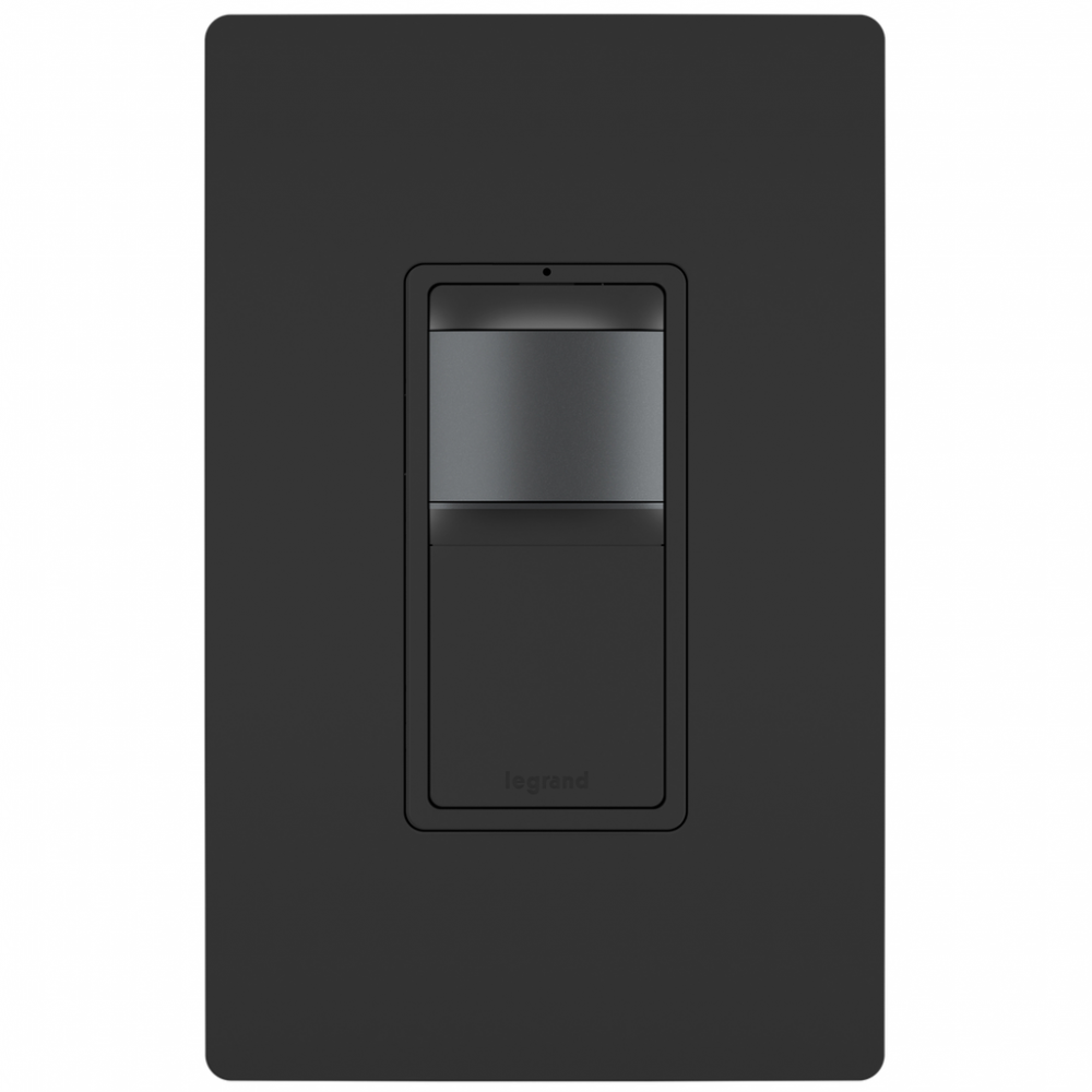 radiant? Single Pole 3-Way Occupancy Sensor, Black