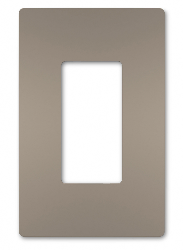 radiant? 1-Gang Screwless Wall Plate, Nickel