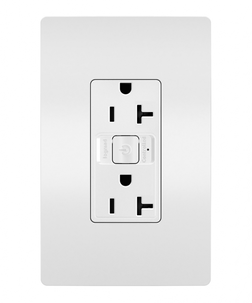 radiant® Smart 20A Outlet with Netatmo, White