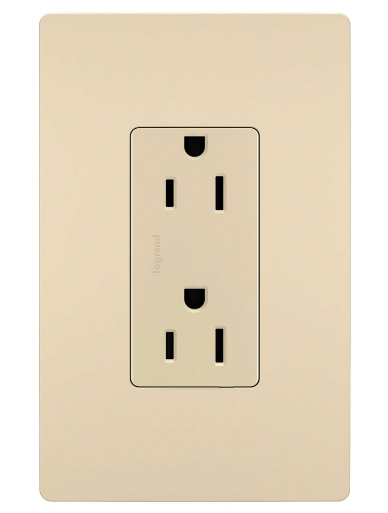 radiant® Tamper-Resistant Outlet, Ivory (10 pack)