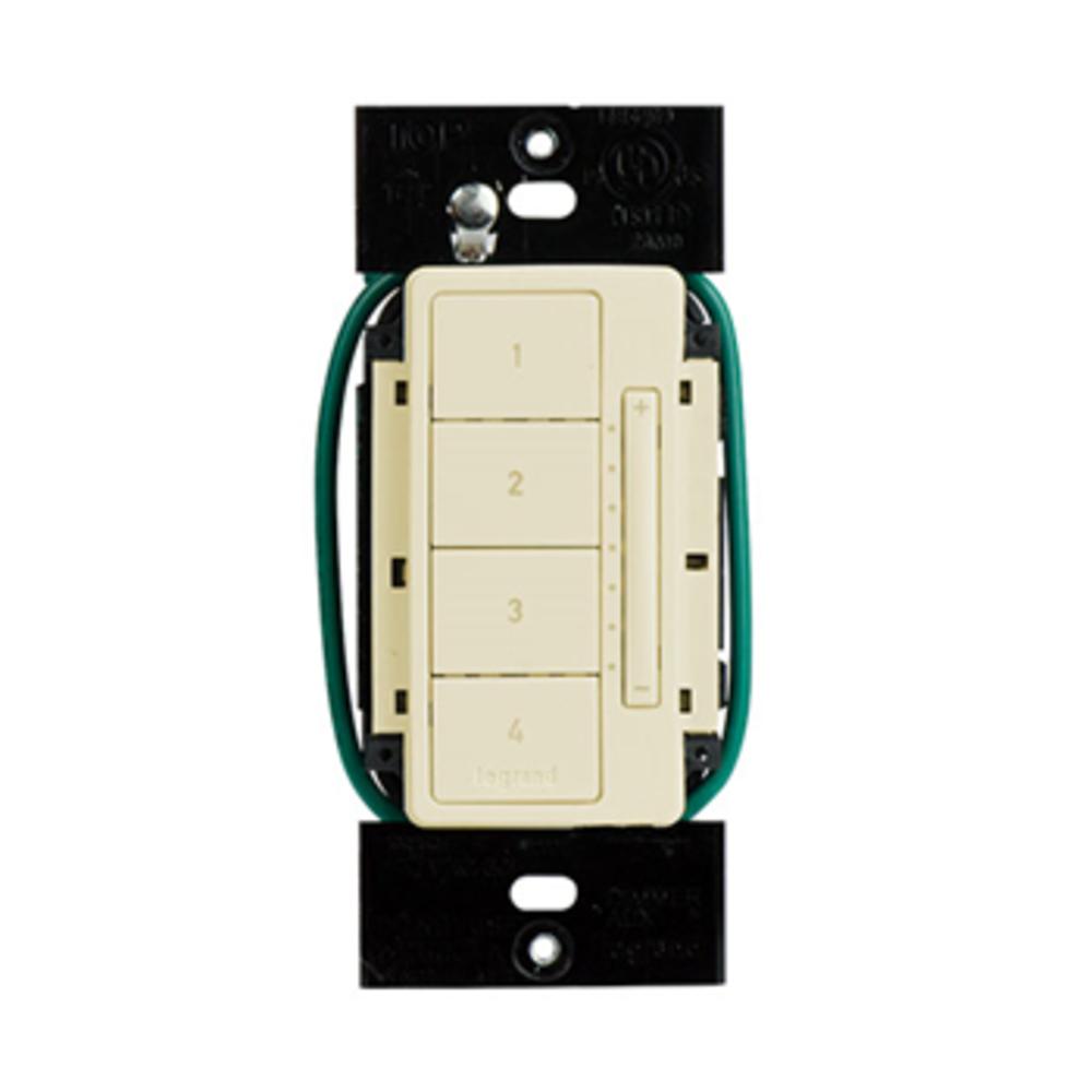 In-Wall RF Scene Controller, Light Almond LC2303-LA