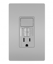 Legrand Radiant 1597SWTTRGRY - radiant? Combination Single Pole Switch and Tamper-Reistant 15A Duplex Self-Test GFCI Receptacles