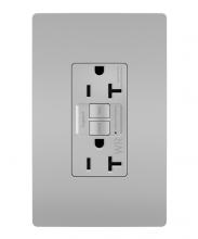 Legrand Radiant 2097TRWRGRYCCD4 - radiant? Tamper-Resistant Weather-Resistant 20A Duplex Self-Test GFCI Receptacles with SafeLock? (4 pack)