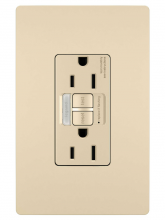 Legrand Radiant 1597NTLTRICCD4 - radiant? Tamper-Resistant 15A Duplex Self-Test GFCI Receptacles with SafeLock? Protection and Night (4 pack)