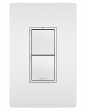 Legrand Radiant RCD33W - radiant® Two Single Pole/3-Way Switches, White