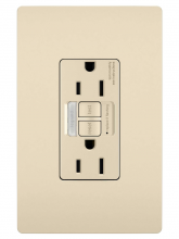 Legrand Radiant 1597NTLTRLACCD4 - radiant? Tamper-Resistant 15A Duplex Self-Test GFCI Receptacles with SafeLock? Protection and Night (4 pack)