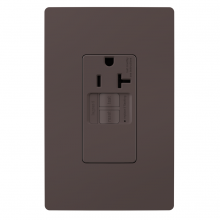 Legrand Radiant 2097TRSGL - radiant? Tamper-Resistant 20A Simplex Self-Test GFCI Receptacles with SafeLock? Protection, Brown (10 pack)