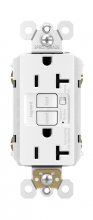 Legrand Radiant 2097TRAW - Specification Grade Tamper-Resistant 20A Duplex Self-Test GFCI Receptacle with Audible Alarm, White