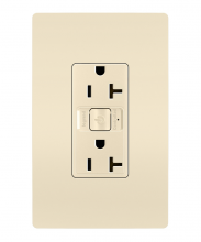 Legrand Radiant WNRR20LA - radiant® Smart 20A Outlet with Netatmo, Light Almond