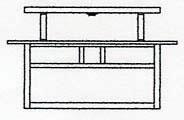 15" huntington ceiling mount without overlay (empty)