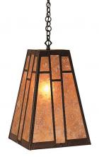 Arroyo Craftsman AH-12GW-AB - 12&#34; asheville hanging pendant