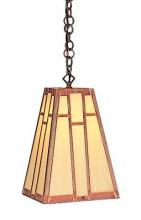 Arroyo Craftsman AH-8GW-AB - 8&#34; asheville hanging pendant