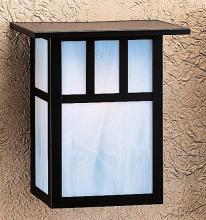 Arroyo Craftsman HS-10AWO-RC - 10" huntington sconce with roof and classic arch overlay