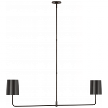 Visual Comfort & Co. Signature Collection RL BBL 5085BZ-BZ - Go Lightly 54&#34; Two Light Linear Chandelier