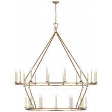 Visual Comfort & Co. Signature Collection RL CHC 5278GI - Darlana Grande Two Tier Chandelier