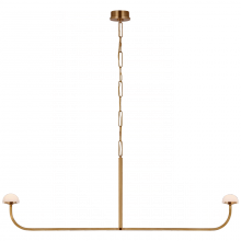 Visual Comfort & Co. Signature Collection RL KW 5625AB-ALB - Pedra 56&#34; Linear Chandelier