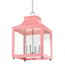 Mitzi by Hudson Valley Lighting H259704L-PN/PK - Leigh Lantern