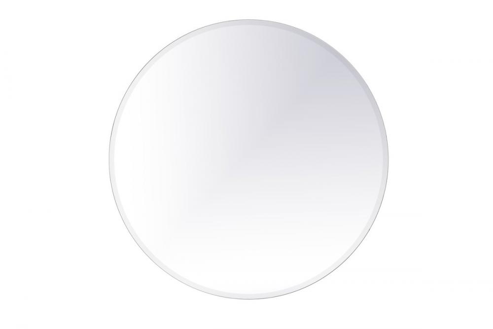 Gracin Round Mirror 42 Inch Clear