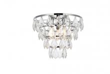 Elegant 1101F12C - Ella 12 Inch Flush Mount in Chrome