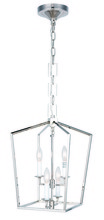 Elegant 1512D17PN - Denmark 4 light polished Nickel Pendant