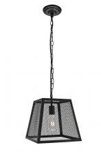 Elegant LDPD3016 - Talon Collection Pendant D11.8 H12.8 Lt:1 Matte Black Finish