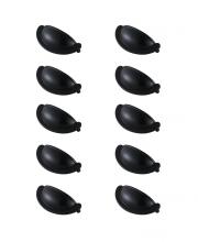 Elegant PL3001-MB-10PK - Claude 2-3/4&#34; Center to Center Matte Black Cup Bar Pull Multipack (Set of 10)