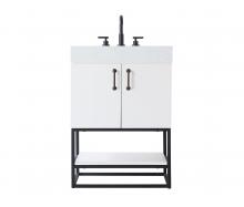 Elegant VF29224WH - 24 inch Single Bathroom Vanity in White