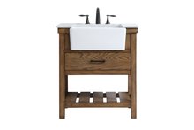 Elegant VF60130DW - 30 Inch Single Bathroom Vanity in Driftwood